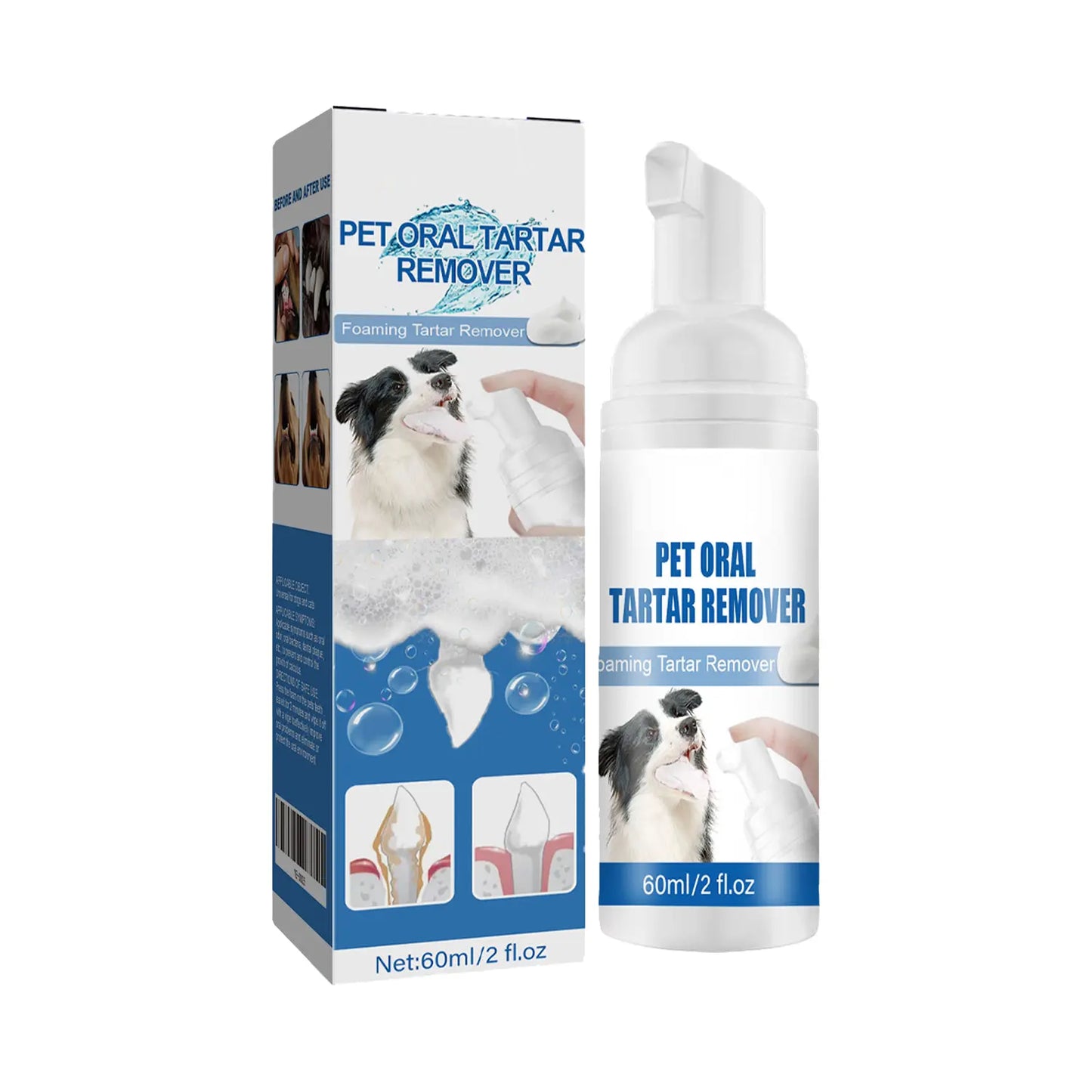 Truerelief PET Dog Oral Care Spray, Vet-Recommended Dog Oral Care Products, No-Brushing Solution for Fresh Breath, Plaque Soften & Tartar Reduction, Gum Redness & Infection Relief, Cleaner Teeth
